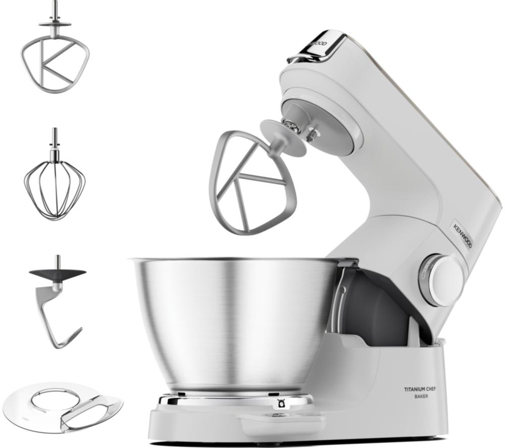 Kenwood Titanium Chef Baker KVC65.001WH 5L Stand Mixer