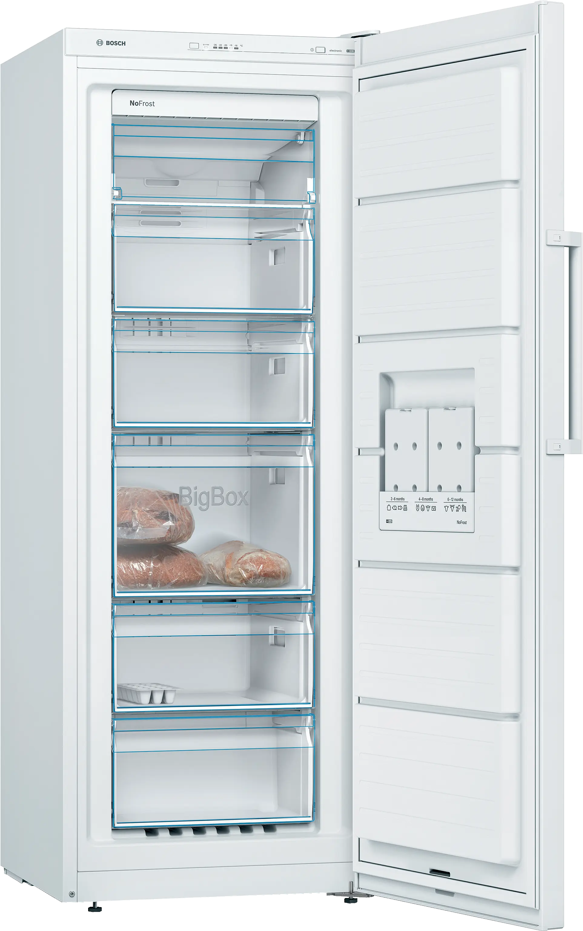 Bosch GSN29VWEVG Series 4 Frost Free Tall Freezer 200L White
