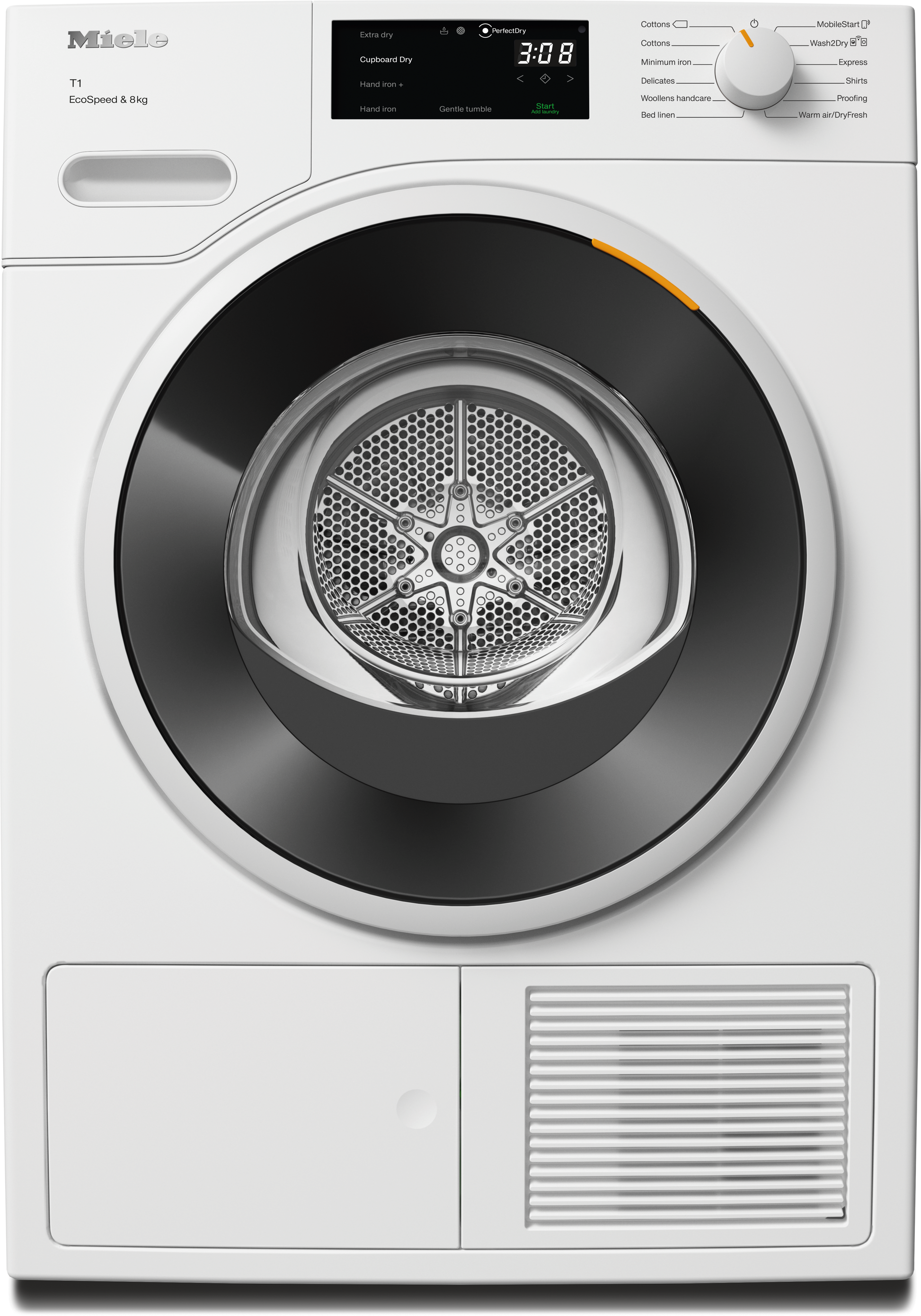 Miele TWC640WP 8kg Heat Pump Tumble Dryer, A+++