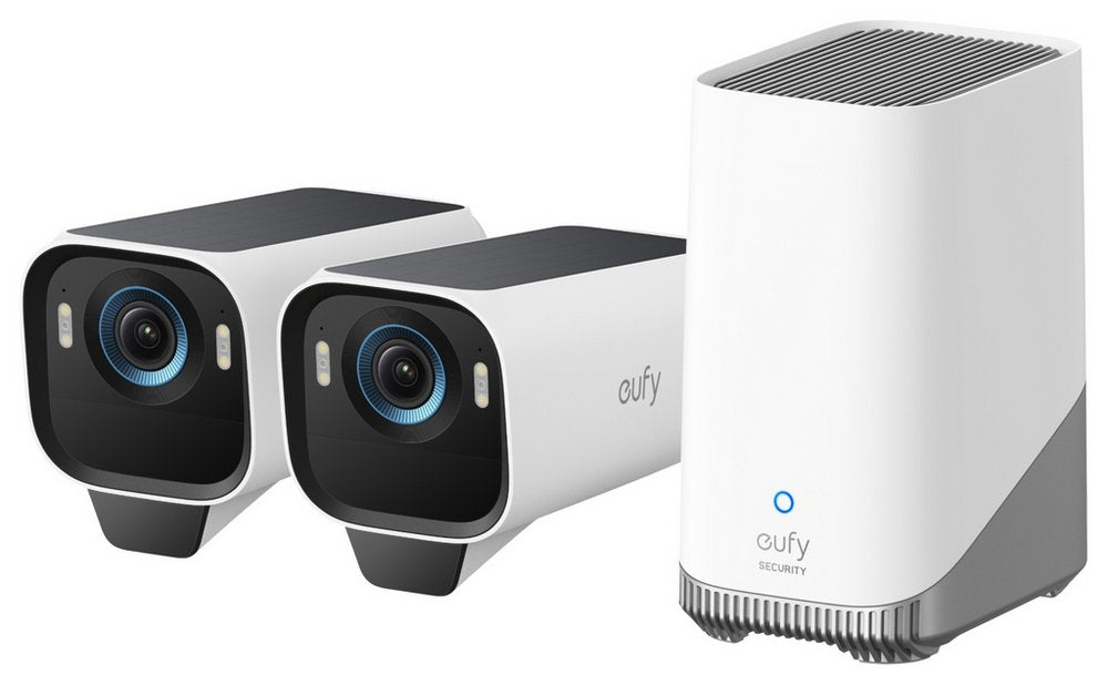 eufyCam S3 Pro 4K Camera 2-Pack with HomeBase 3