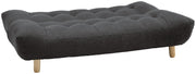 Habitat Kota 3 Seater Clic Clac Sofa Bed — Charcoal