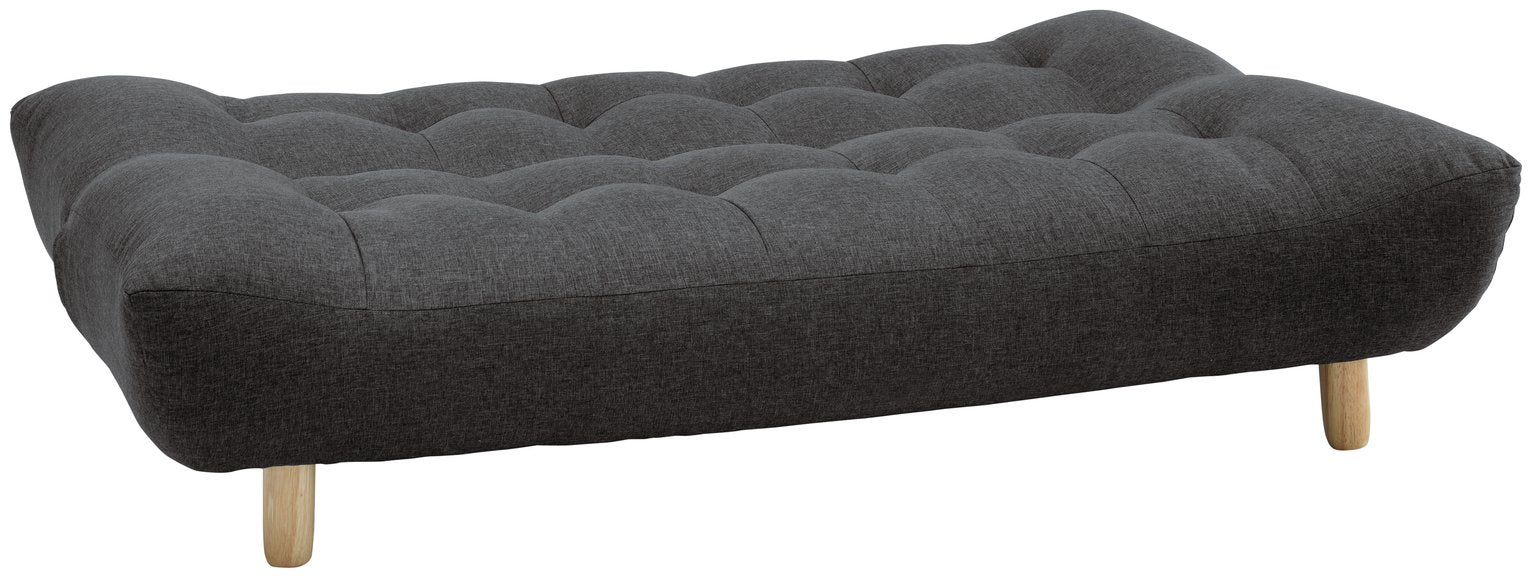 Habitat Kota 3 Seater Clic Clac Sofa Bed — Charcoal