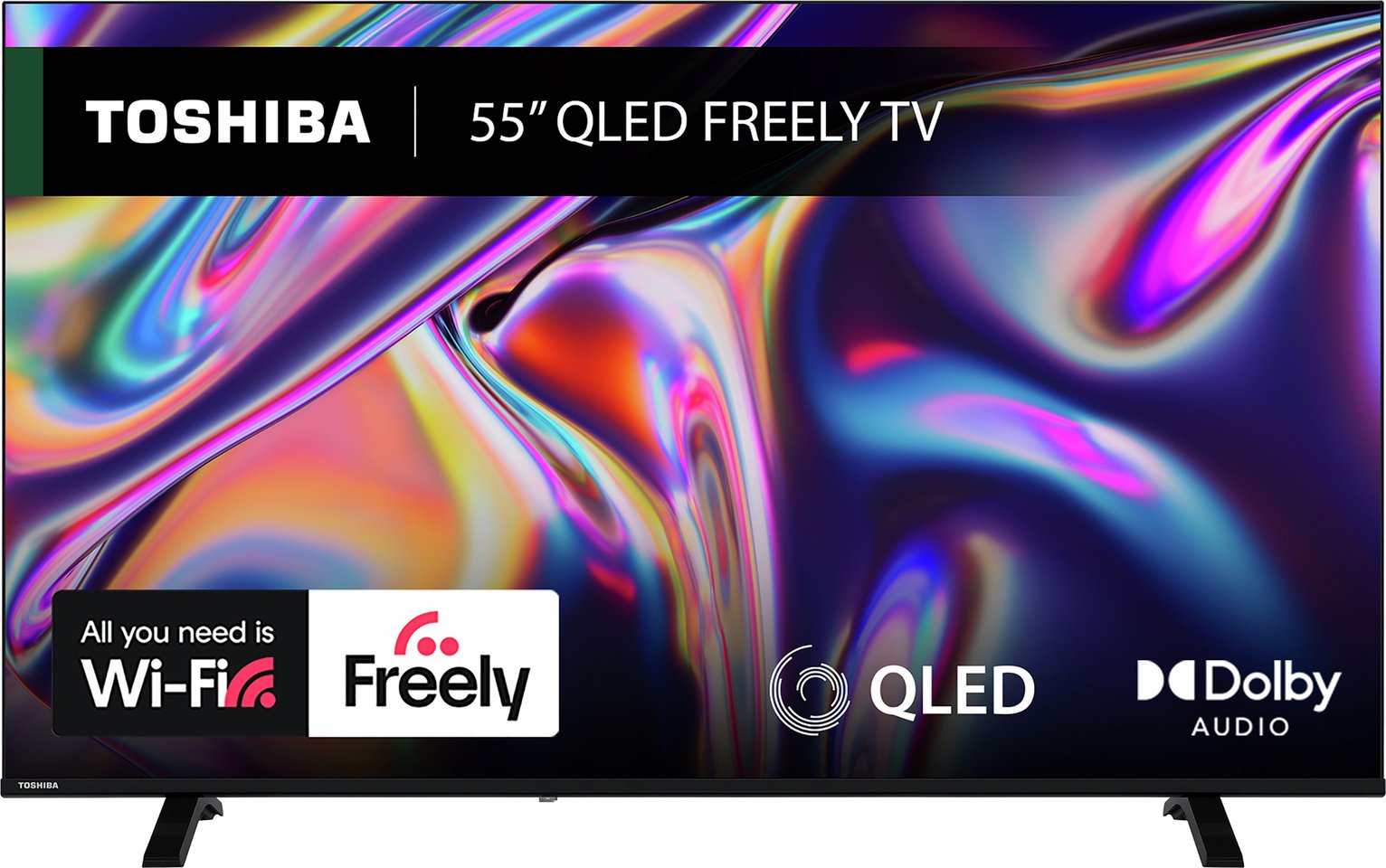 Toshiba 55 Inch 55QV1563DB Smart 4K UHD HDR QLED TV
