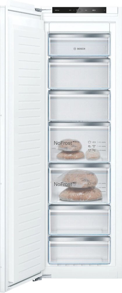 Bosch GIN81VEE0G Series 6 Integrated Frost Free Freezer 212L