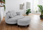 OTTO home Loveseat Ravi XXL-Sessel Braun