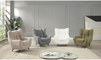 ATLANTIC home collection Sessel Shawn mit Federkern