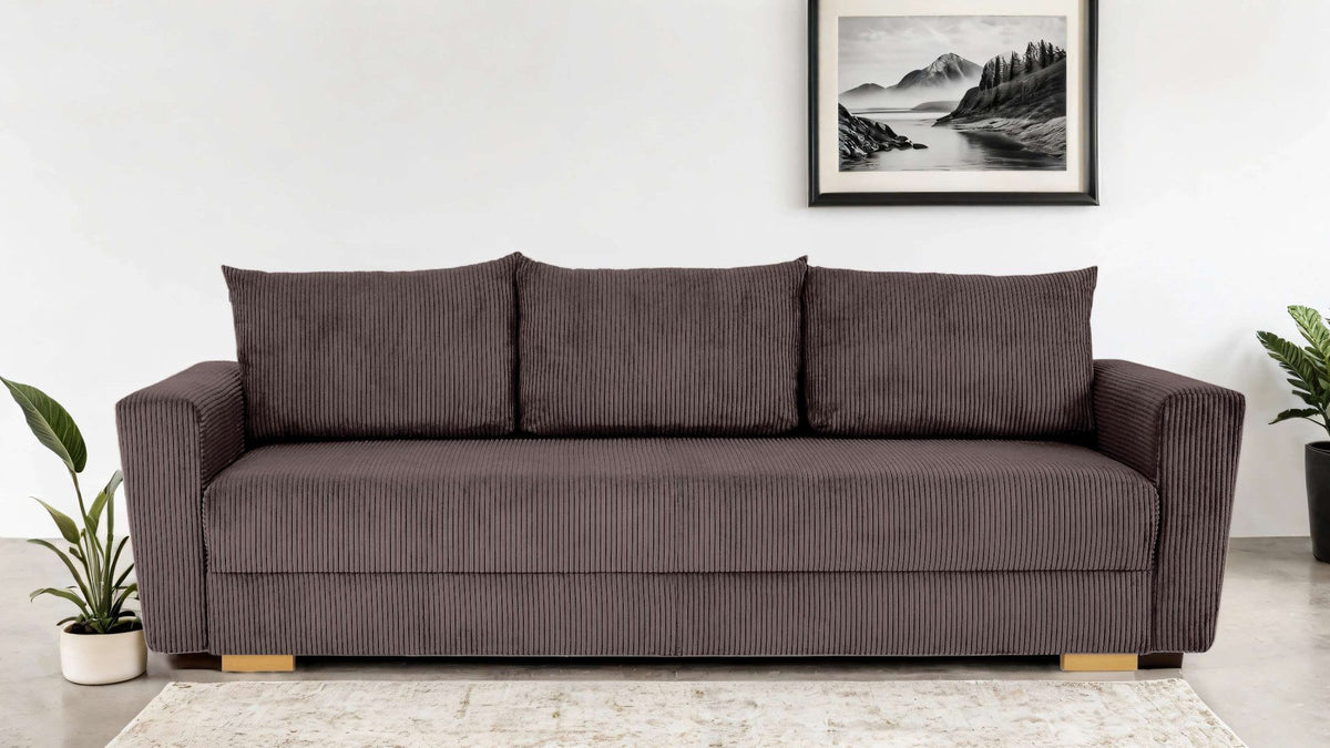 Home affaire Schlafsofa MAGHERA, 3-Sitzer, 230 cm, mit Bettkasten