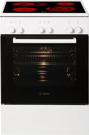 Bosch HKA090220 Elektro-Standherd 60 cm mit Glaskeramik-Kochfeld