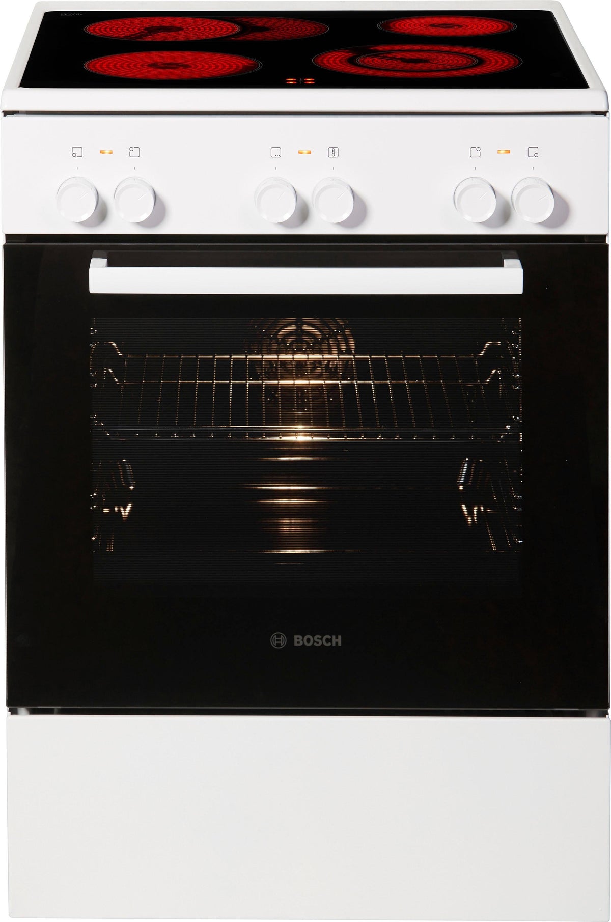 Bosch HKA090220 Elektro-Standherd 60 cm mit Glaskeramik-Kochfeld