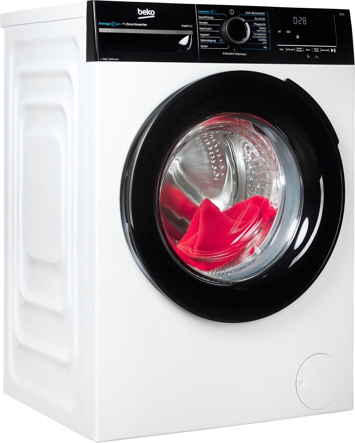 Beko BM3WFU4941W Waschmaschine, 9 kg, 1400 U/min