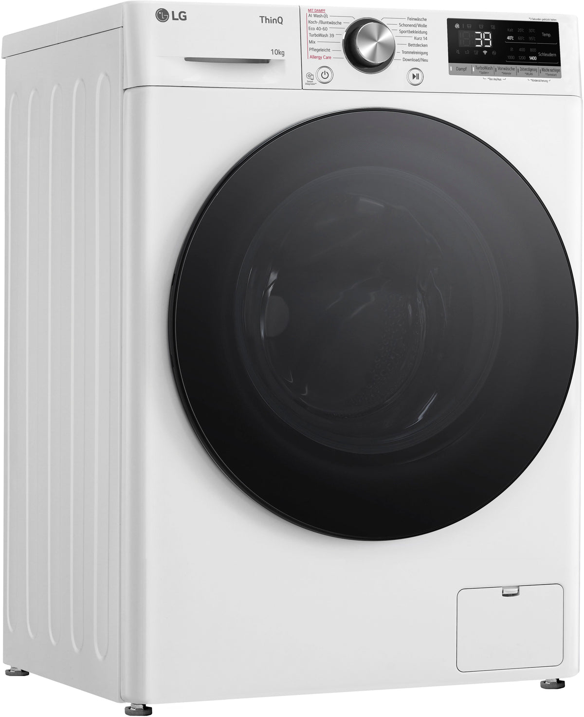 LG F4WR700YB Waschmaschine, 10 kg, 1400 U/min, AI Wash
