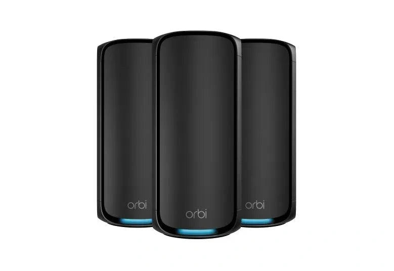 NETGEAR Orbi 970 Mesh-System RBE973SB-100EUS, 3er-Set, Schwarz