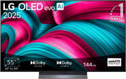 LG OLED55C5ELB OLED evo Fernseher 139 cm (55 Zoll) 4K Ultra HD Smart-TV