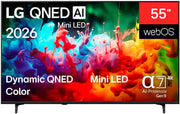 TCL 55 Zoll 55P8K-UK Smart 4K Ultra HD HDR QLED-Fernseher