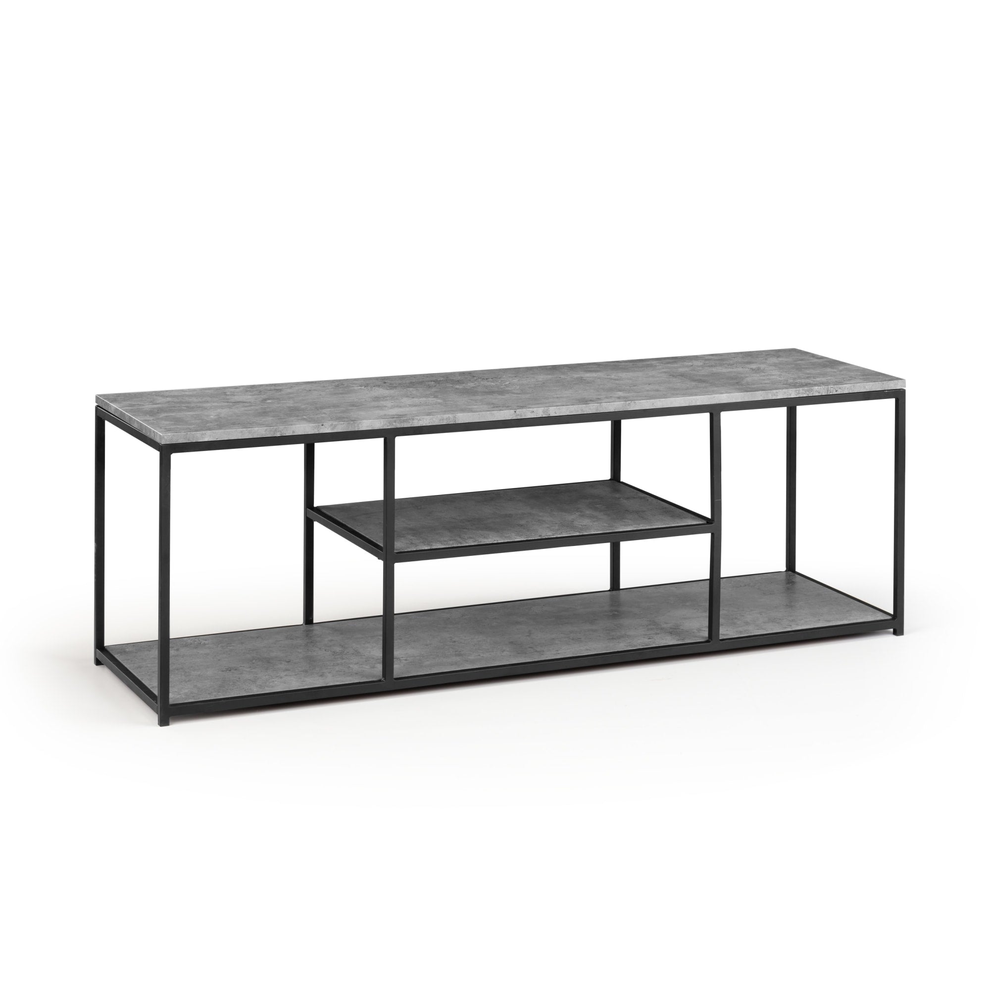 Julian Bowen Staten TV Unit 140cm - Black and Grey