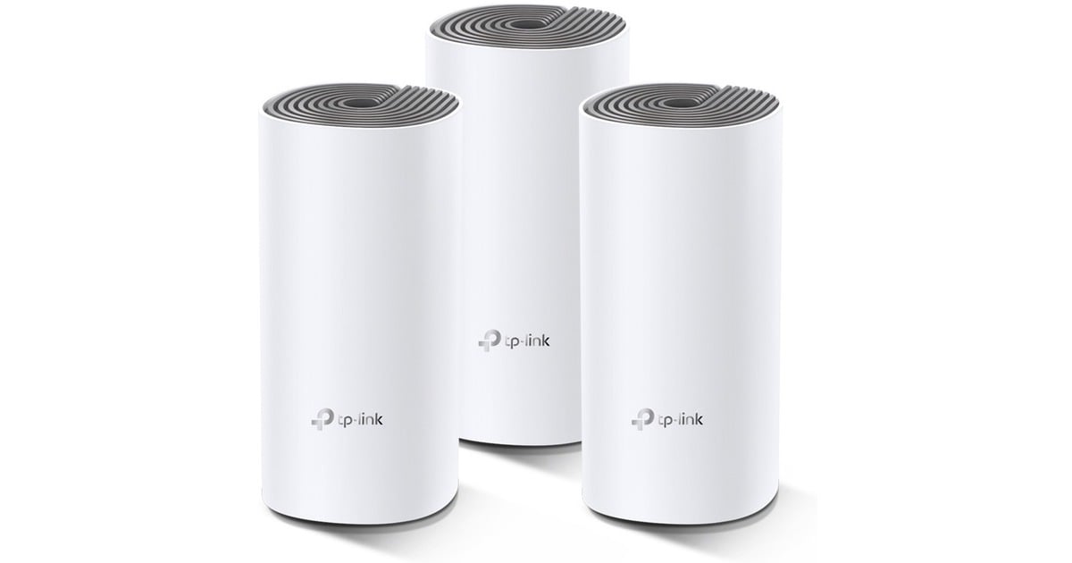 TP-Link Deco E4 AC1200 Mesh-WLAN-System, 3er Pack