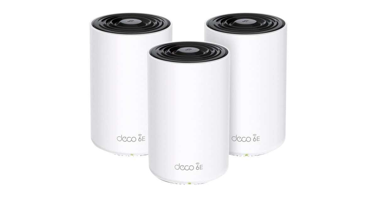 TP-Link Deco XE75 AXE5400 Tri-Band Mesh-WLAN-System, 3er Pack