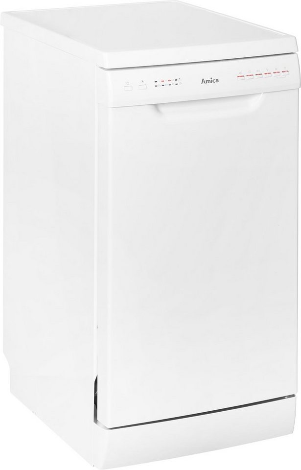 Amica GSP 14544-1 W Standgeschirrspüler 45 cm, 9 Maßgedecke, Weiß