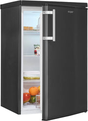 exquisit KS16-V-H-040E Kühlschrank 127 Liter, 85,5 cm, Inoxlook