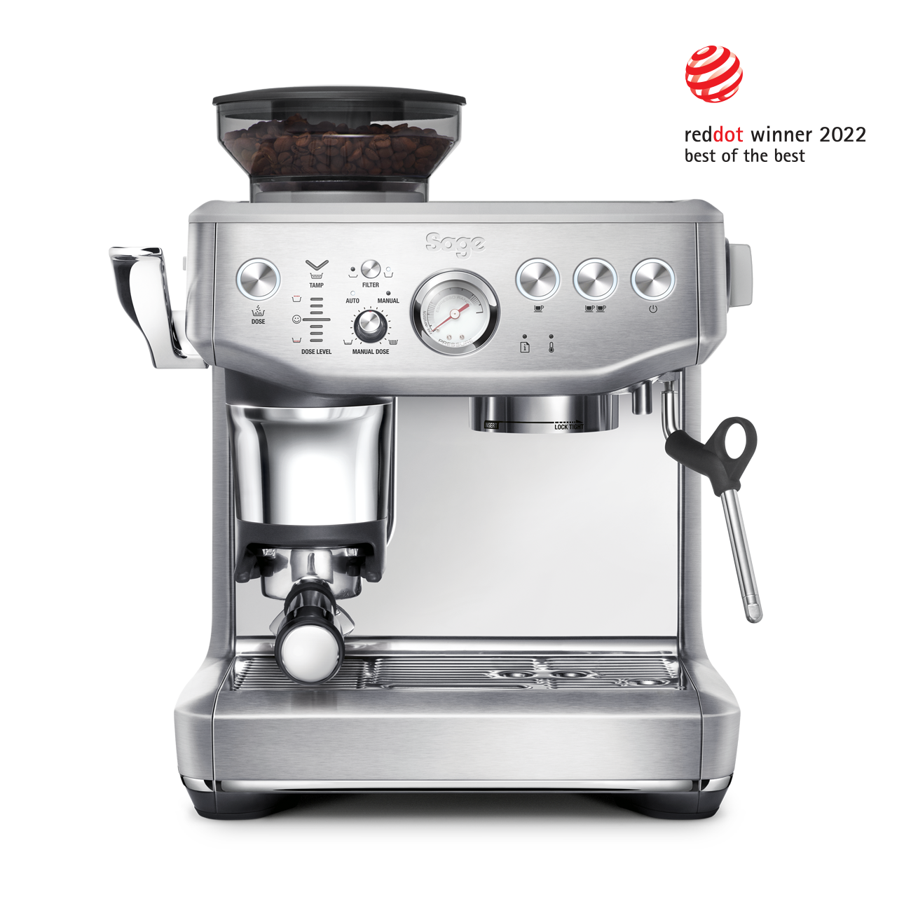Sage Barista Express Impress SES876 Coffee Machine, 2L