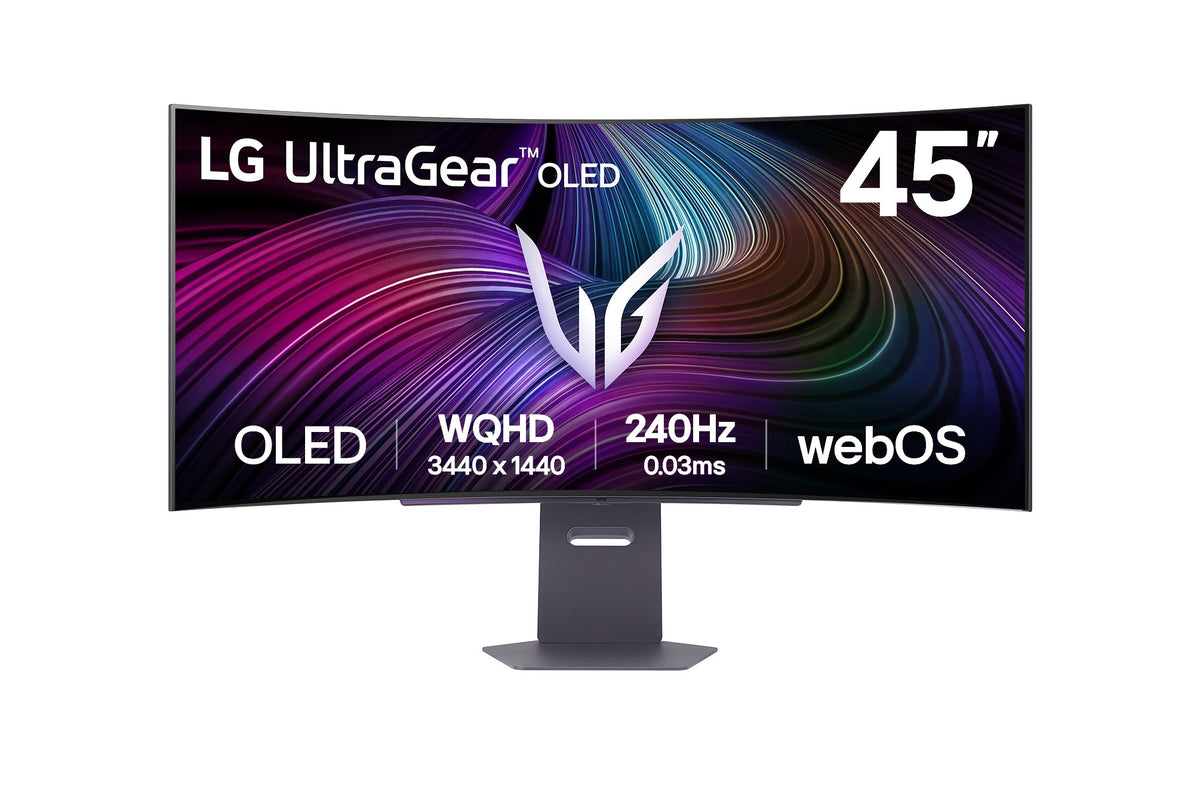 LG UltraGear 45GX90SA-B 45in Curved OLED Smart Monitor