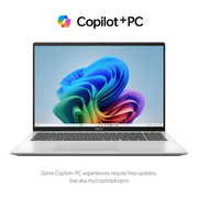 ASUS Vivobook 16 Laptop, Ryzen AI 7, 1TB SSD, Silver